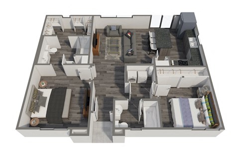 Large 2 Bedroom 2 Bath home